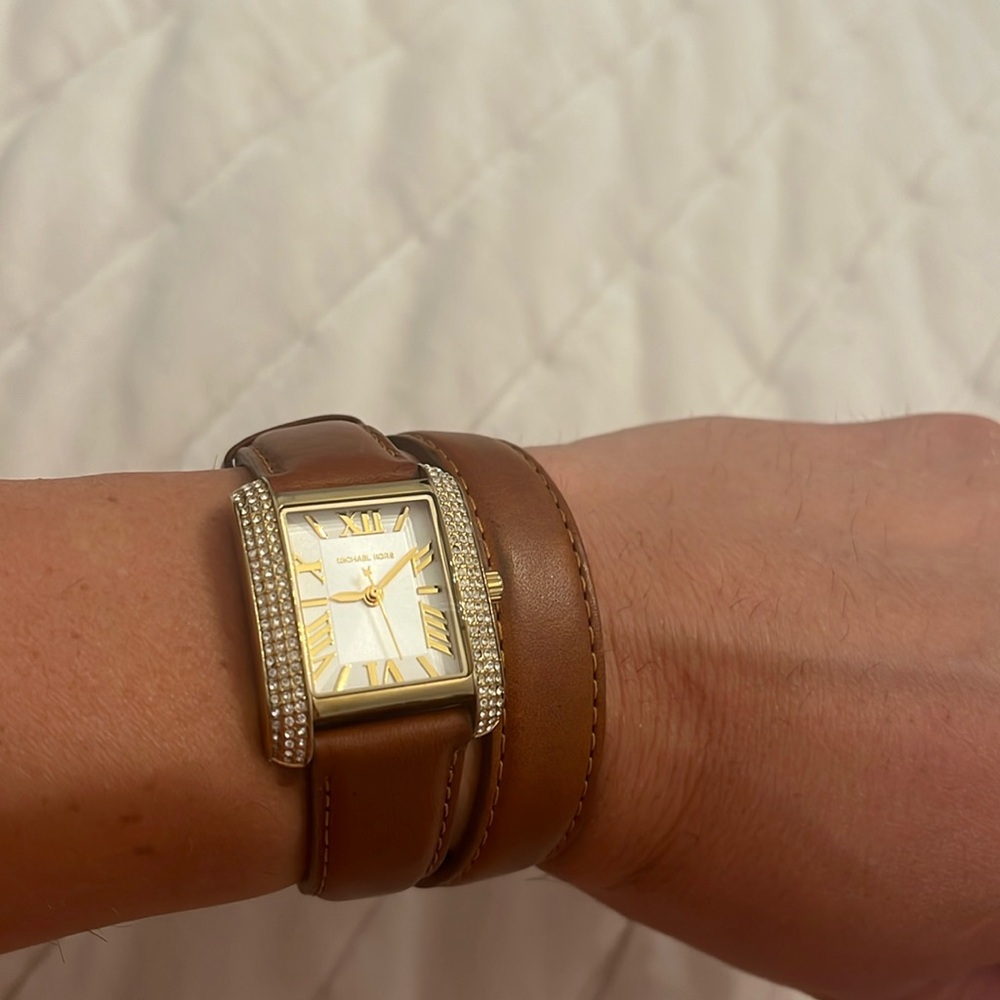 Michael Kors leather watch